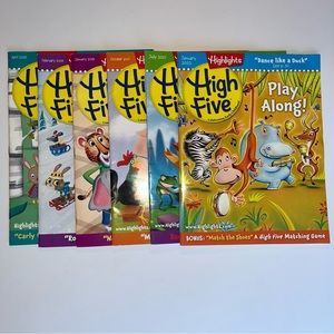 Highlights High Five Early Childhood Magazine Lot of 6 from 2013-2018
